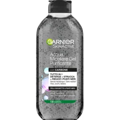GARNIER SKIN ACTIVE ACQUA MICELLARE GEL PURIFICANTE CON CARBONE 400 ML