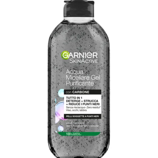 GARNIER SKIN ACTIVE ACQUA MICELLARE GEL PURIFICANTE CON CARBONE 400 ML