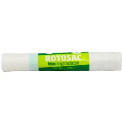 GEL SAC 5 SACCHI CONDOMINIALI BIODEGRADABILI RIFIUTI UMIDI 70x110 CM 110 LT BIANCO