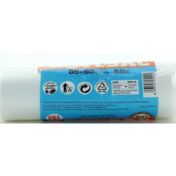 GEL SAC HD 20 SACCHI PATTUMIERA 55x65 TRASPARENTI  IN ROTOLO