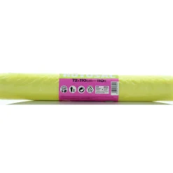 GEL SAC SACCHI CONDOMINIO HD 72x110 GIALLO TRASPARENTI IN ROTOLO 10 PZ