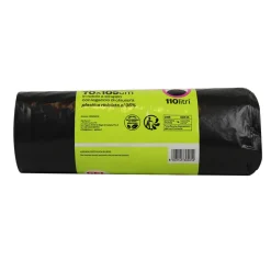 GEL SAC SACCHI RIFIUTI NERI CONDOMINIO 70x105 IN ROTOLO 10 PZ