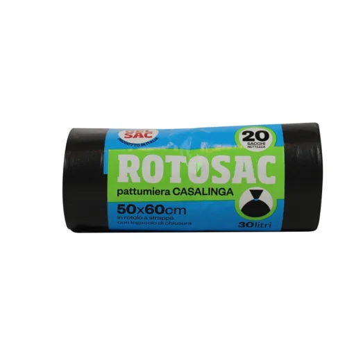 GEL SAC SACCHI RIFIUTI PATTUMIERA 50x60 ROTOLO 20 PZ