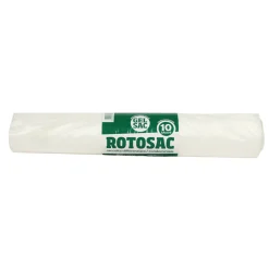 GEL SAC SACCO&SACCO 10 SACCHI IMMONDIZIA 92x120 CM 180 LT TRASPARENTE