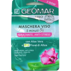 GEOMAR MASCHERA VISO 5 MINUTI IDRATANTE ANTISTRESS 15 ML