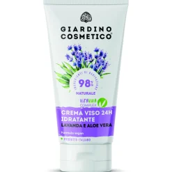 GIARDINO COSMETICO CREMA VISO 24H IDRATANTE LAVANDA E ALOE VERA TUBO 75 ML