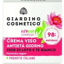 GIARDINO COSMETICO CREMA VISO ANTIETA' GIORNO FIOR DI LOTO E TE BIANCO 50 ML