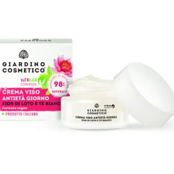 GIARDINO COSMETICO CREMA VISO ANTIETA' GIORNO FIOR DI LOTO E TE BIANCO 50 ML