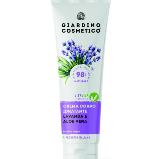 GIARDINO COSMETICO CREMA CORPO IDRATANTE LAVANDA E ALOE VERA TUBO 250 ML