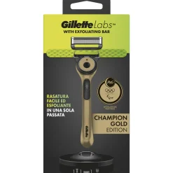 GILLETTE LABS RASOIO COLORE GOLD 5 LAME 1 RICARICA