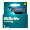 GILLETTE MACH3 RICAMBI 5 PEZZI