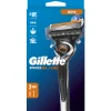 GILLETTE PROGLIDE RASOIO 5 LAME MANUAL FLEXBALL + 2 RICAMBIO