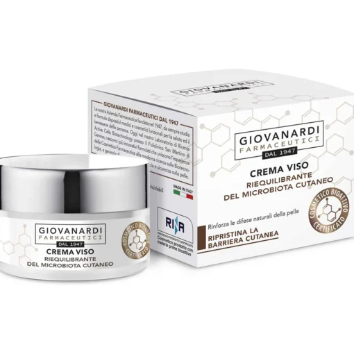 GIOVANARDI FARMACEUTICI CREMA VISO RIEQUILIBRANTE DEL MICROBIOTA CUTANEO 50 ML