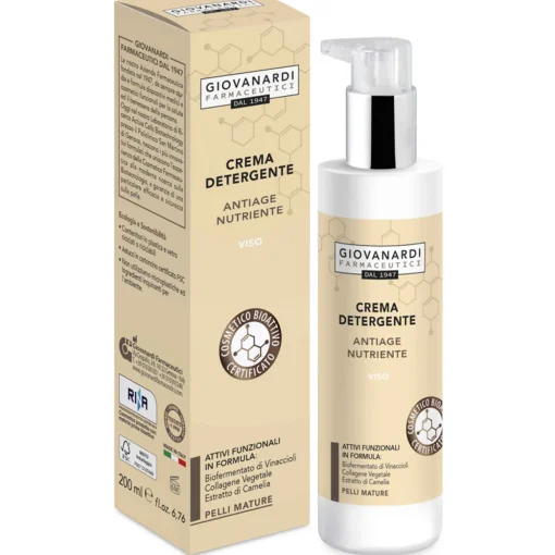 GIOVANARDI FARMACEUTICI CREMA VISO DETERGENTE ANTIAGE NUTRIENTE PELLI MATURE 200 ML