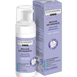 GIOVANARDI FARMACEUTICI MOUSSE DETERGENTE DELICATA IDRATANTE PELLI NORMALI 150 ML