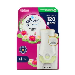 GLADE ELECTRIC ESSENTIAL OIL DIFFUSORE + RICARICA RELAXING ZEN 20 ML DURATA 120 GIORNI
