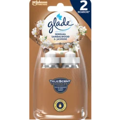 GLADE SENSE & SPRAY AUTOMATICO SANDALWOOD & JASMINE 2 RICARICHE DA 18 ML
