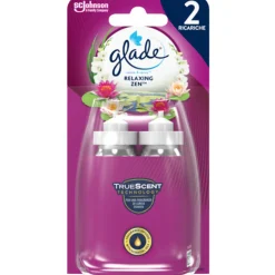 GLADE SENSE & SPRAY AUTOMATICO RELAXING ZEN 2 RICARICHE DA 18 ML