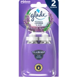 GLADE SENSE & SPRAY AUTOMATICO LAVANDA e ALOE 2 RICARICHE DA 18 ML