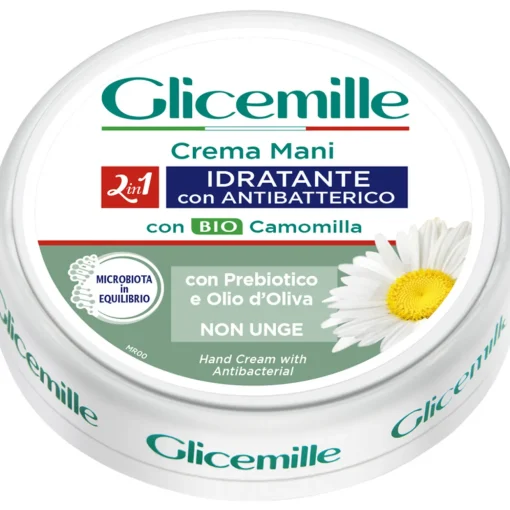 GLICEMILLE CREMA MANI IDRATANTE E VELLUTANTE CON ANTIBATTERICO GIARA 100 ML