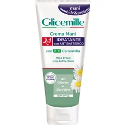 GLICEMILLE CREMA MANI 2in1 IDRATANTE CON ANTIBATTERICO CON BIO CAMOMILLA TUBO 100 ML