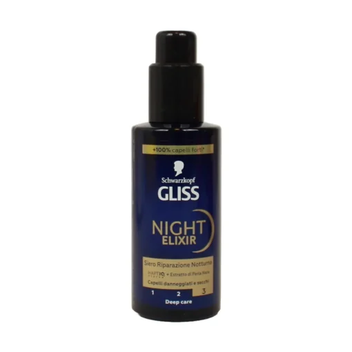 GLISS NIGHT ELIXIR SIERO RIPARAZIONE NOTTURNA CAPELLI DANNEGGIATI E SECCHI 200 ML