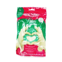 GLOVELY SATIN COMFORT 100% NATURAL LATEX SATINATO SIZE L 8/8,5