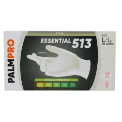 GLOVES VINYL GUANTI MONOUSO SENZA POLVERE SINTETICI ELASTICIZZATI 100 PEZZI MISURA LARGE 8-8,5