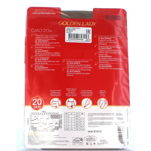 GOLDEN LADY CIAO COLLANT 20 DEN DAINO TAGLIA XL