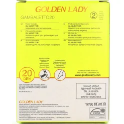 GOLDEN LADY GAMBALETTO 20 DEN DAINO TAGLIA UNICA