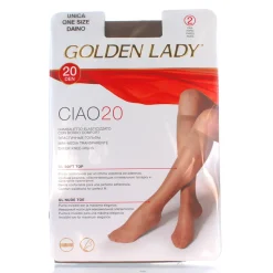 GOLDEN LADY GAMBALETTO CIAO 20 DEN 2 PAIA DAINO TAGLIA UNICA