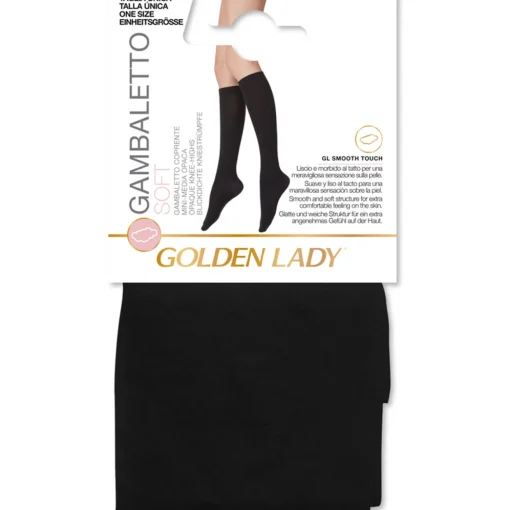 GOLDEN LADY GAMBALETTO SOFT SUPERCOPRENTE NERO TAGLIA UNICA
