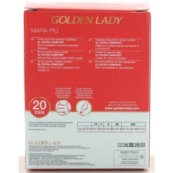 GOLDEN LADY MARA PIU' COLLANT 20 DENARI TAGLIA XXL-6 DAINO