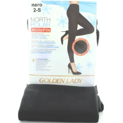 GOLDEN LADY NORTH POLAR PANTACOLLANT NERO TAGLIA 2/S