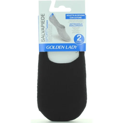 GOLDEN LADY SALVAPIEDE SPORTY 2 PAIA NERO TAGLIA S/M (36/40)