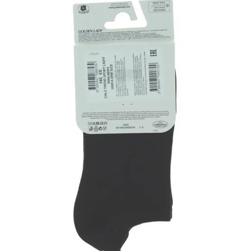 GOLDEN LADY SPORTY CALZINO LISCIO NERO TAGLIA UNICA