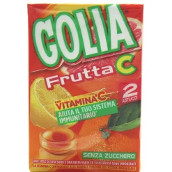 GOLIA FRUTTA C CON SUCCO DI FRUTTA E VITAMINA C SENZA ZUCCHERO 2 ASTUCCI