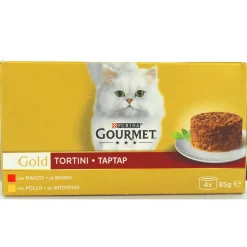 GOURMET GOLD TORTINI MANZO / POLLO grammi 85 x 4 pezzi