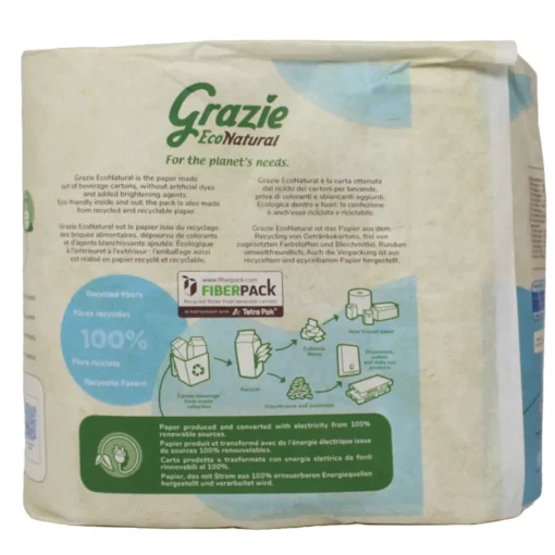 GRAZIE NATURAL CARTA IGIENICA 4 ROTOLI  MAXI 3 VELI  (CON INCARTO ESTERNO IN CARTA)