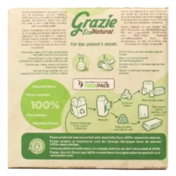 GRAZIE NATURAL TOVAGLIOLI 33x33 2 VELI 50 PEZZI  (INCARTO ESTERNO IN CARTA)