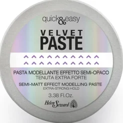HELEN SEWARD QUICK & EASY STYLING VELVET PASTE PASTA MODELLANTE EFFETO SEMI OPACO TENUTA EXTRA FORTE 100 ML