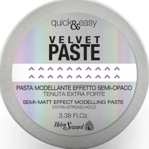 HELEN SEWARD QUICK & EASY STYLING VELVET PASTE PASTA MODELLANTE EFFETO SEMI OPACO TENUTA EXTRA FORTE 100 ML