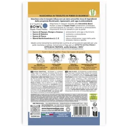 HQ MASCHERA VISO IN TESSUTO BOWL TONE UP RIGENERANTE E ILLUMINANTE