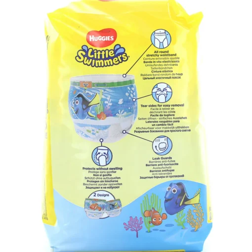 HUGGIES LITTLE SWIMMERS MUTANDINA BAMBINO SMALL TAGLIA 3-4  7-15 KG 12 PZ PANNOLINI