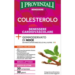 I PROVENZALI COLESTEROLO BENESSERE CARDIOVASCOLARE 30 COMPRESSE SENZA LATTOSIO SENZA GLUTINE INTEGRATORE ALIMENTARE