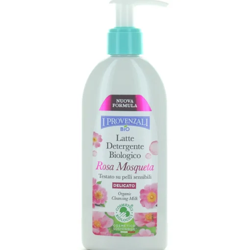 I PROVENZALI ROSA MOSQUETA BIO LATTE VISO DETERGENTE PELLI SENSIBILI 200 ML
