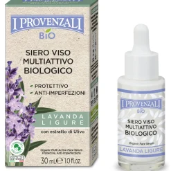 I PROVENZALI SIERO VISO MULTIATTIVO BIOLOGICO PROTETTIVO ANTI IMPERFEZIONI LAVANDA LIGURE 30 ML