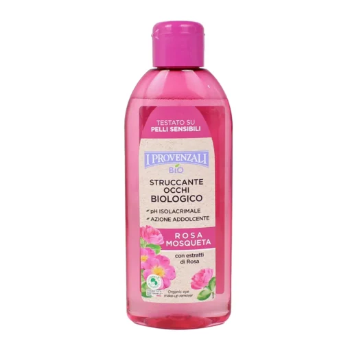 I PROVENZALI STRUCCANTE OCCHI BIOLOGICO DELICATO ALL'OLIO DI ROSA MOSQUETA 150 ML