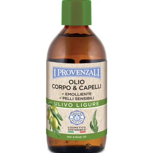 I PROVENZALI ULIVO LIGURE OLIO CORPO & CAPELLI EMOLLIENTE PELLI SENSIBILI 200 ML