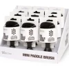 IDC INSTITUTE 100% BIODEGRADABILE NATURAL FIBERS MINI PADDLE BRUSH COFFEE